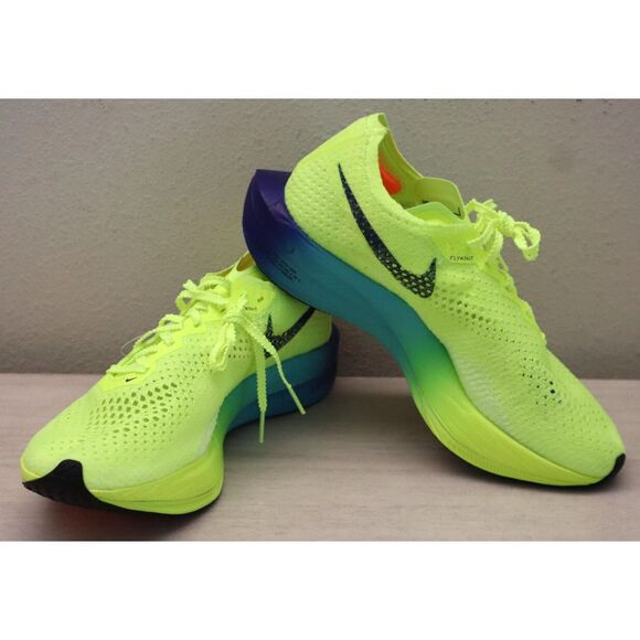 Nike DV4129-700 Men's 7.5 Women's Sz 9 Volt Yellow Vaporfly 3 Running Shoes - Picture 1 of 11